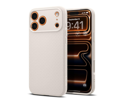 Etui do telefonów SPIGEN Liquid Air do Iphone 17 Pro Max Natural Titanium 8800283314007
